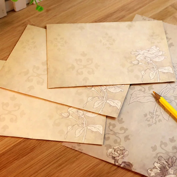 40 листов винтажные канцелярские принадлежности наборы с конвертами для письма
