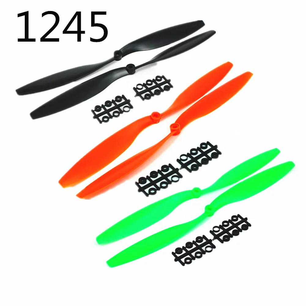 

10Pair Gemfan 1245 Propeller 1245 1245R CW CCW Props For Multicopter Quadcopter Black/Orange/Green