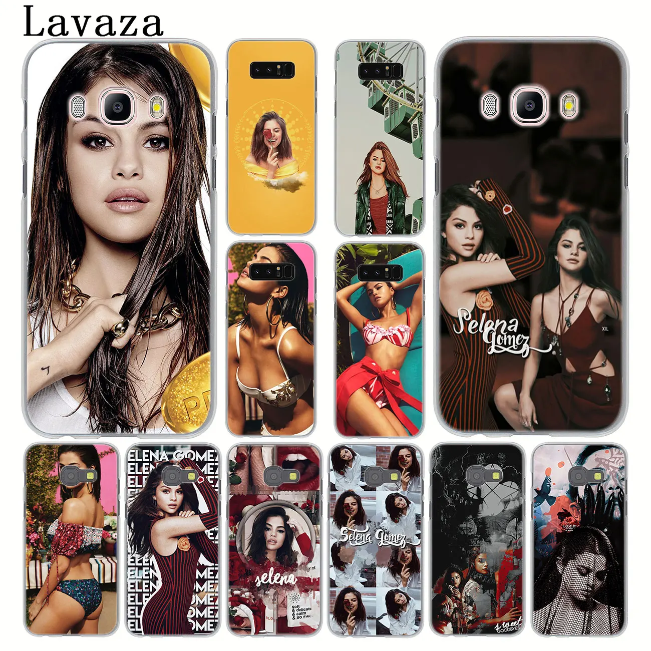 Твердый чехол для телефона Lavaza sexy Selena Gomez Samsung Galaxy Note 10 9 8 A9 A8 A7 A6 Plus 2018 A3 A5 2017 2016 2015 A2 |
