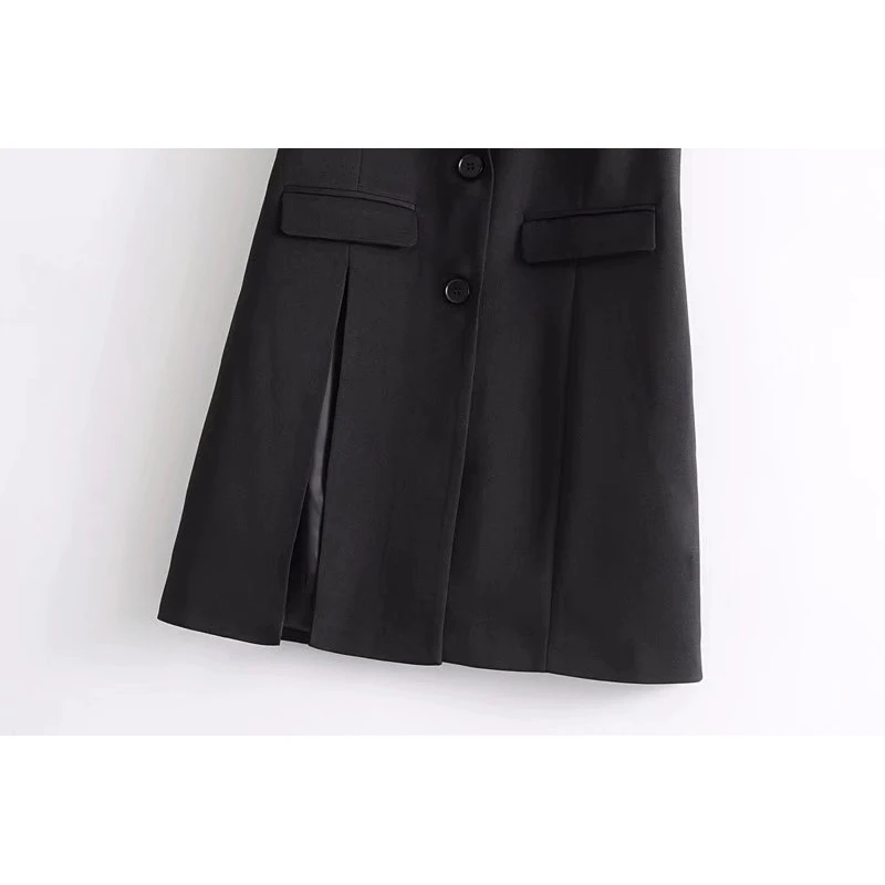 Women Fashion Elegant Office Lady Pocket Coat Sleeveless Vests Jacket Outwear Casual Brand Waist Coat Colete Feminino Dropship Women Fashion Elegant Office Lady Pocket Coat Sleeveless Vests Jacket Outwear Casual Brand Waist Coat Colete Feminino Dropship
