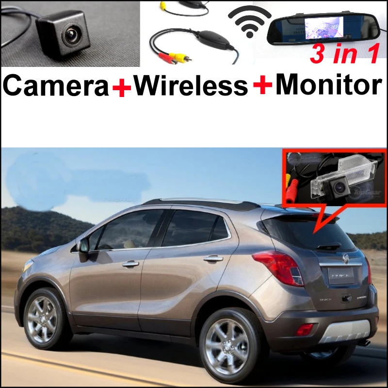 Для Buick Encore для Opel Mokka 2012~ 3 в 1 специальная WiFi камера+ беспроводной приемник+ зеркальный экран система парковки