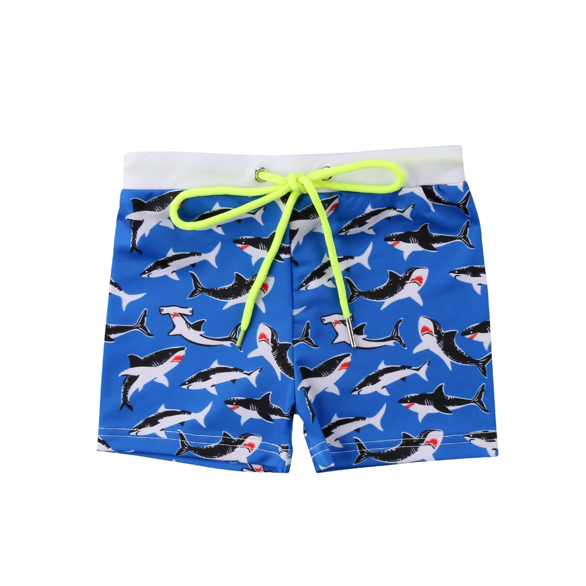 Boys Swimming Trunks Swim Shorts Skull Shark Stars Stripe Printed Summer Swimsuit Beachwear Kids Summer Trunks 6M-6Y