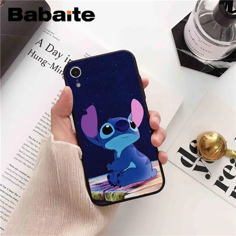 Babaite Lilo Stitch роскошный уникальный дизайн PhoneCase для iPhone 8 7 6 6S Plus X XS MAX 5 5S SE XR 10 Чехол