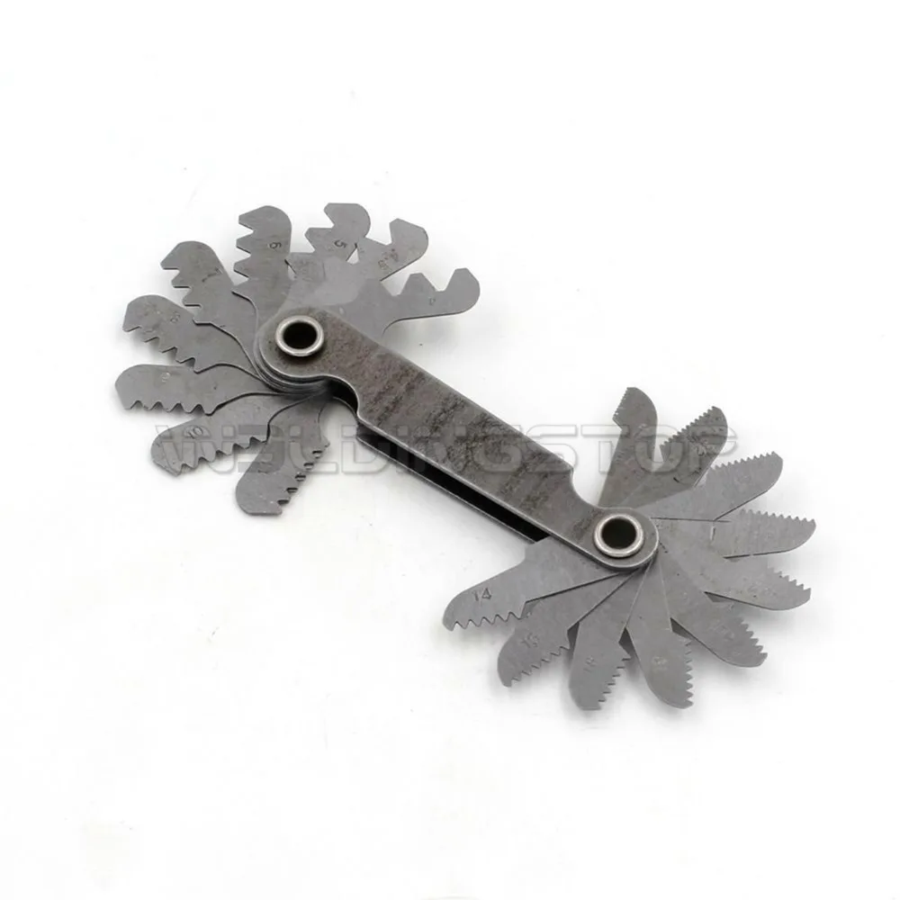 Stainless Steel Whitworth 55 Screw Pitch Thread Gauge Measuring Gagein