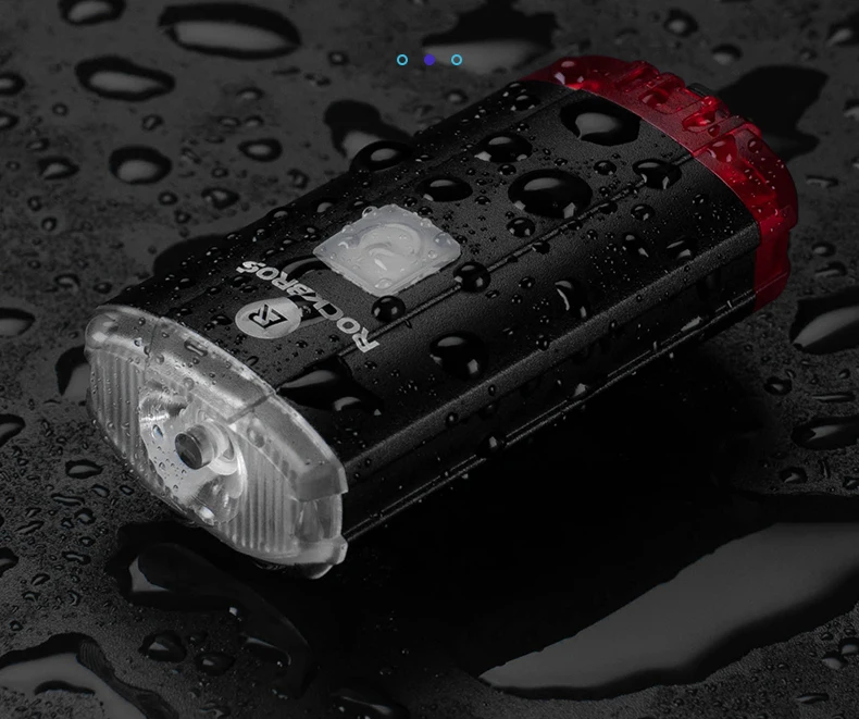 Excellent ROCKBROS Bike Light 100 Lm Bicycle Front Rear Light Lamp USB Charging Flashlight Bicycle Lantern Headlight Bicycle Accessories 10
