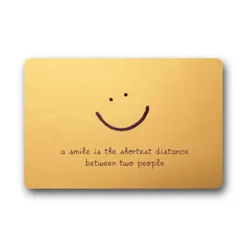 

Door Mat Smiley Face With Funny Saying & Quotes Doormat Rug Indoor/Outdoor/Front Door/Bathroom Mats Floor Mat