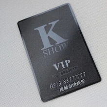 100 шт. визитная карточка из нержавеющей стали свинцовая карточка из темного металла матовая отделка индивидуальный дизайн