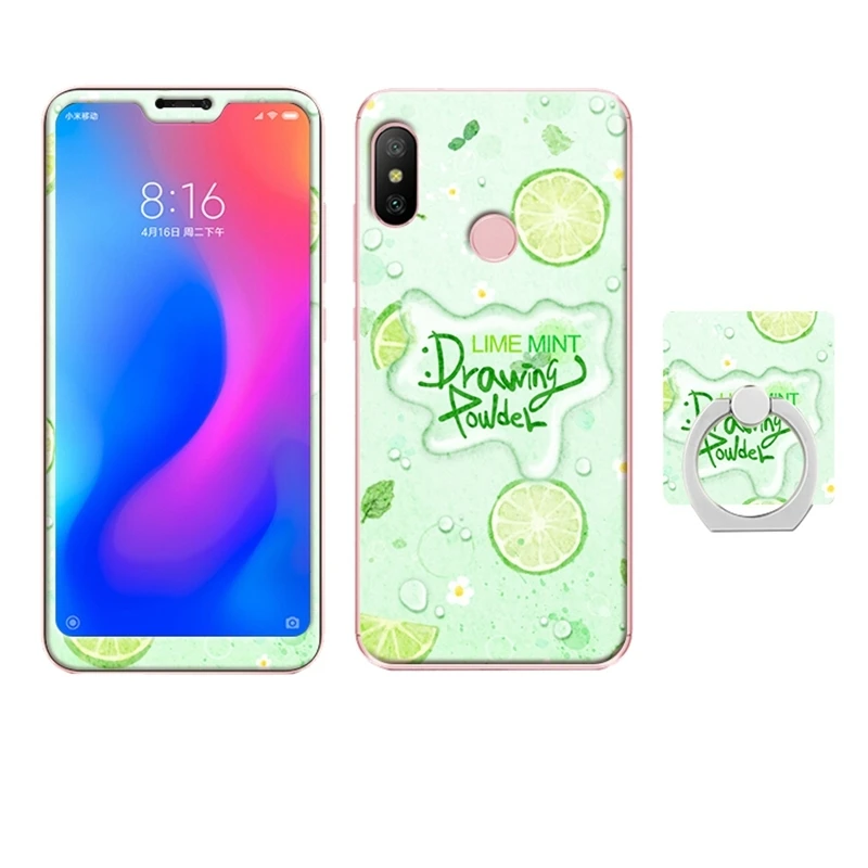 Xiaomi redmi 6 pro redmi 6 redmi 6a mi A2 lite glass case cover  (26)