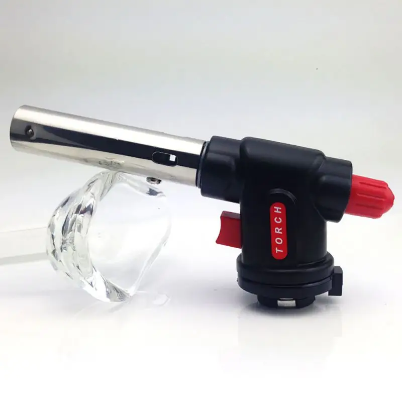 

Outdoor Butane Gas Torch Flame Thrower Burn Combustor Automatic Ignition Welding Outdoor Barbecue BBQ Airbrush