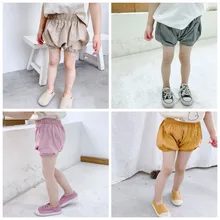 Вельветовые шорты для маленьких девочек; яркие цвета; сезон лето-осень; шорты для малышей; детская одежда; одежда для маленьких девочек; шорты