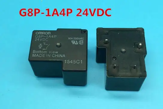 Горячая новинка 24В РЕЛЕ G8P-1A4P постоянного тока G8P-1A4P-24VDC G8P1A4P 30А 250В переменного DIP4 |