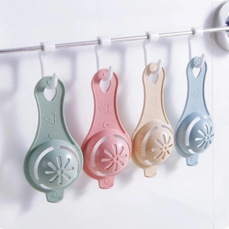 Eco Friendly Wheat Straw Egg Separator Cute Plastic Egg White Yolk Divider Holder Practical Egg Tools Kitchen Cooking Gadgets (12)