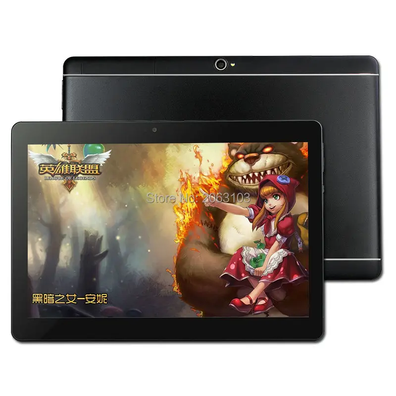 Tablet PC 10 inch 3g 4g tablet Octa Core 1920*1200 ips 4g+128gb rom+keyboard android 6.0 gps bluetooth Dual sim card Phone Call