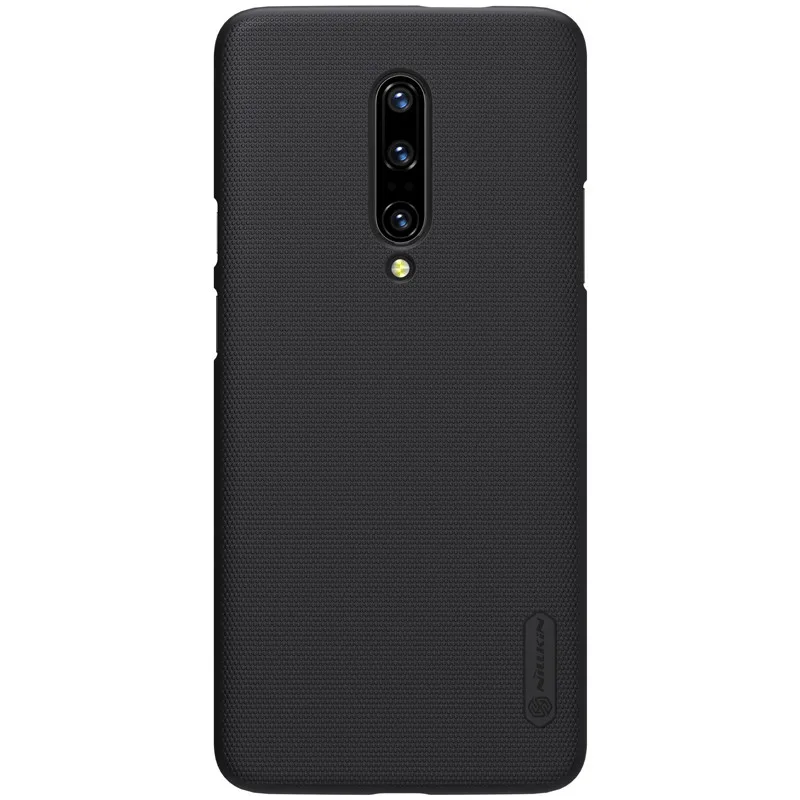 Черный 10 шт./лот Nillkin Супер Матовый Защитный чехол для oneplus 7 жесткая задняя крышка из ПК чехол для oneplus 7 pro/7 T чехол - Цвет: Черный