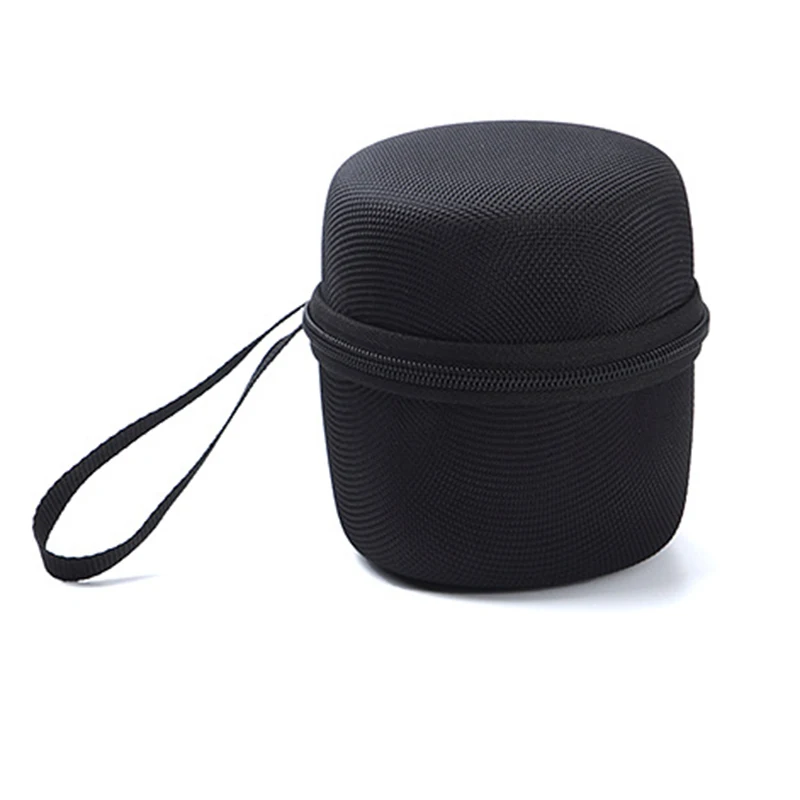 prativerdi Mini Black Earphone Case Earphone Box Headphone Travel organizer Earbuds Coin Collect Storage Bag for iphone cable 2