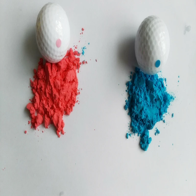 

Gender reveal golf balls pink ball and blue ball per set