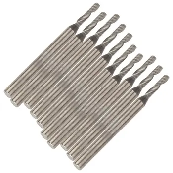 

30pcs 2x8mm Cutting Carbide Single Flute CNC Cutter End Mill Tools