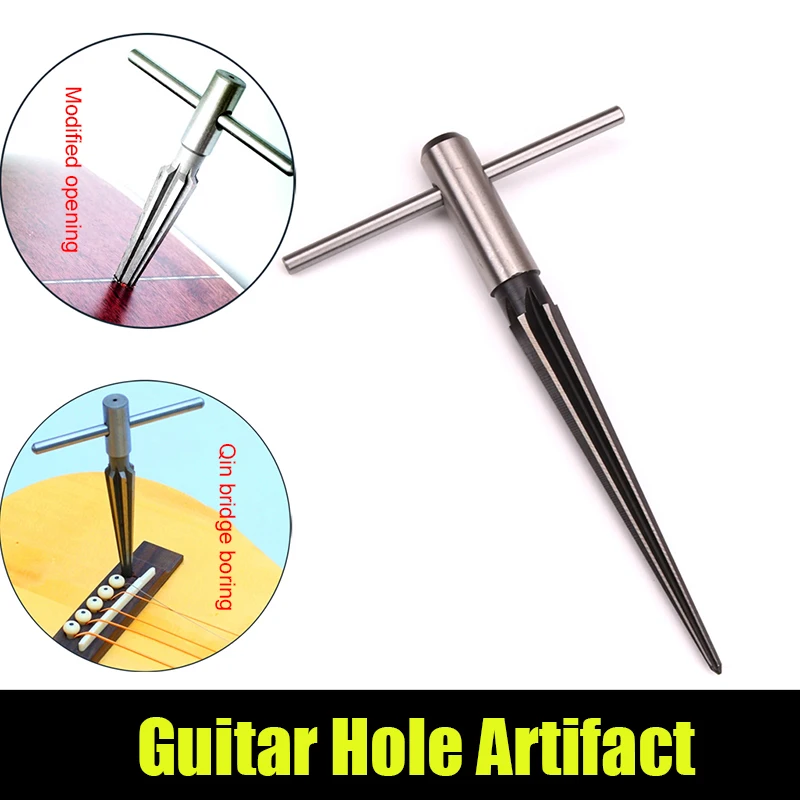 

Guitar Tapered Bridge Pin Hole Reamer 6 Fluted 5 Degree Woodworker Luthier Tool BHD2