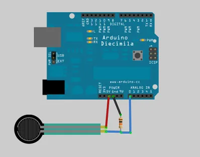 FSR402 силовой чувствительный резистор 0,5 дюйма для Arduino совместимый силовой чувствительный резистор