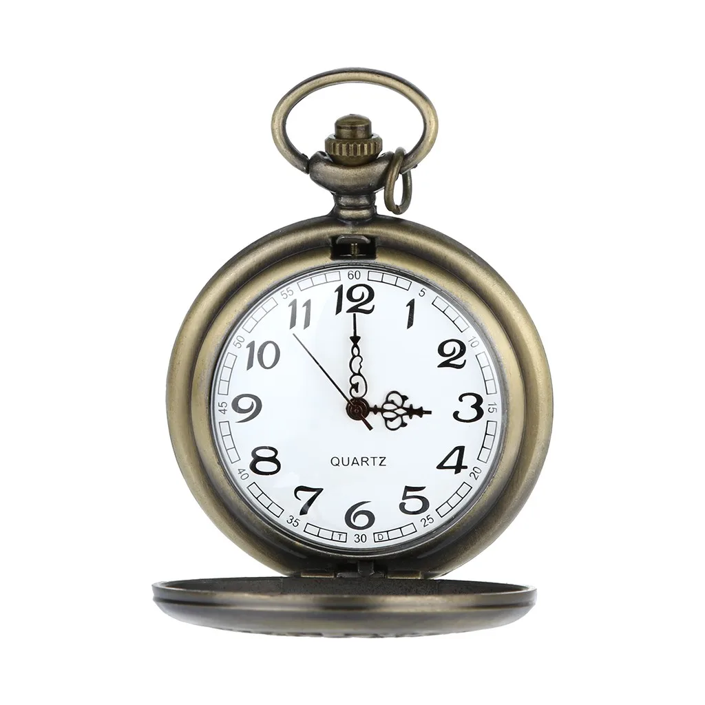 Модные Винтажные часы с индивидуальным рисунком стимпанк винтажные кварцевые часы с римскими цифрами карманные часы Montre часы Relogio мужские часы Reloj