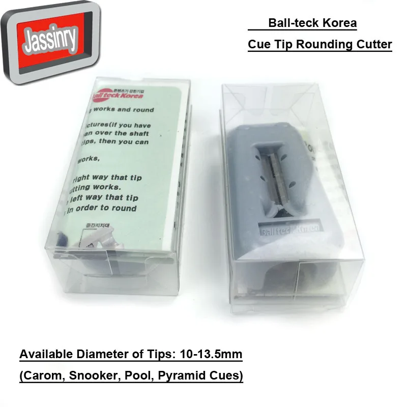 Original Ballteck Korea Pool Billiards cue tip sharpener tool for 10