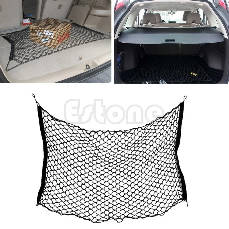 

Car Trunk Rear Cargo Elastic Mesh Net Nylon Luggage Cover Bag car-styling Accessories