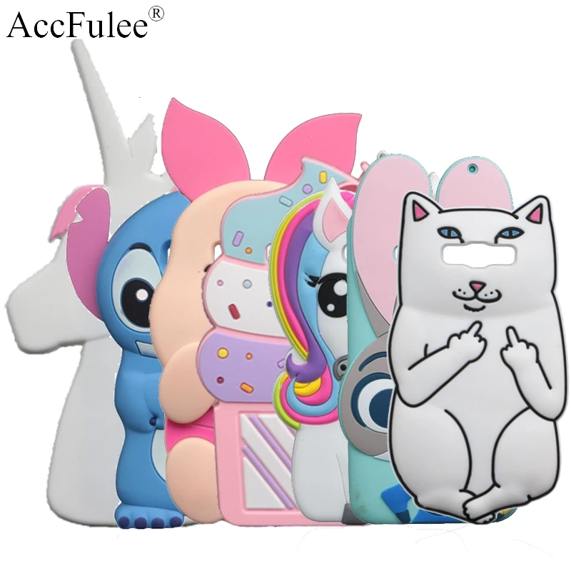 

3D Cartoon Stitch Case For Samsung Galaxy J7 J700 J700F Cat Cover Rabbit Sulley Tiger Horse Bottle Pig Soft Phone Shell