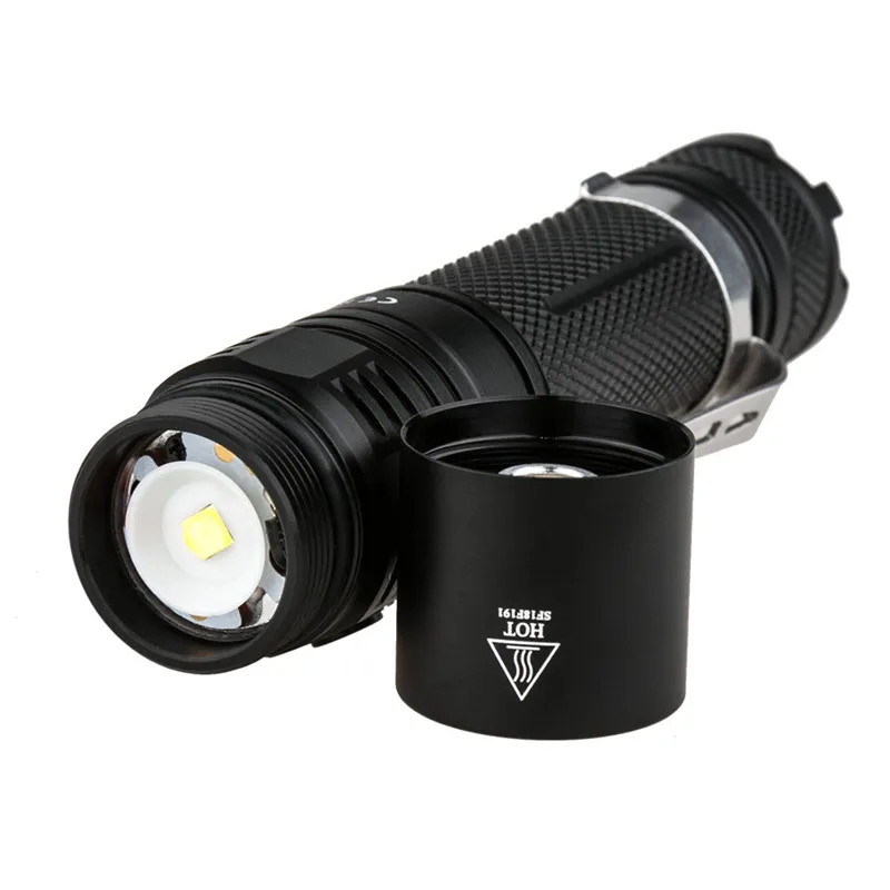 Sofirn SP31 V2.0 Мощный тактический светодиодный фонарик 18650 Cree XPL HI 1200lm, фонарь с двойным переключателем, индикатор питания ATR