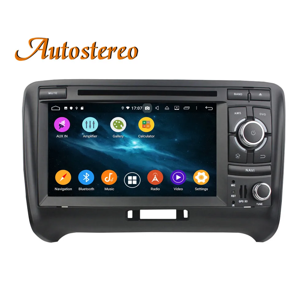 Excellent DSP Android 9 Car DVD Player GPS navigation For Audi TT 2006-2014 headunit multimedia player radio tape recorder auto stereo IPS 2