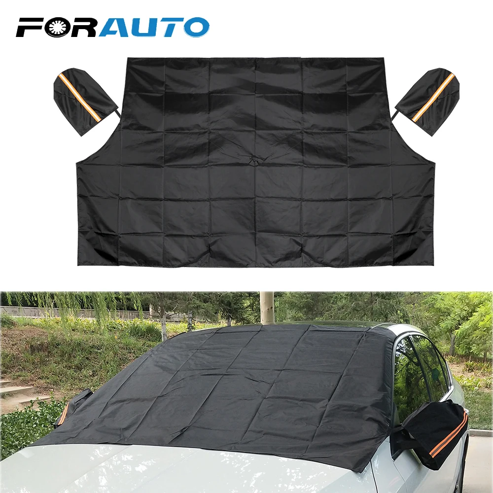 FORAUTO покрытие автомобиля козырек от солнца мороза снега льда щит Магнитная