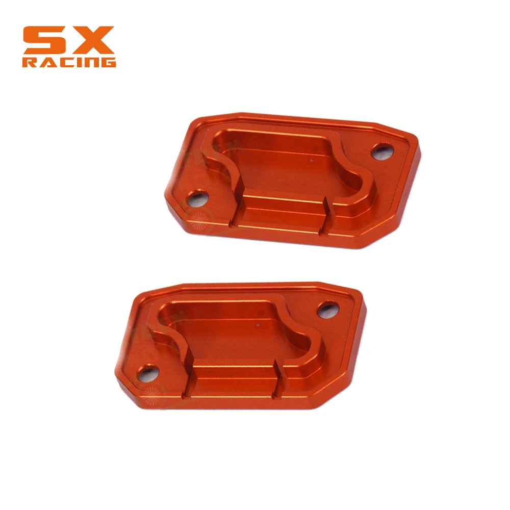 Comprar La motocicleta 2 uds de freno delantero depósito tapa para KTM SX EXC XCF SXF XC XCFW XCW SMR 125, 150, 200, 250, 300, 350, 400, 450, 500, 530