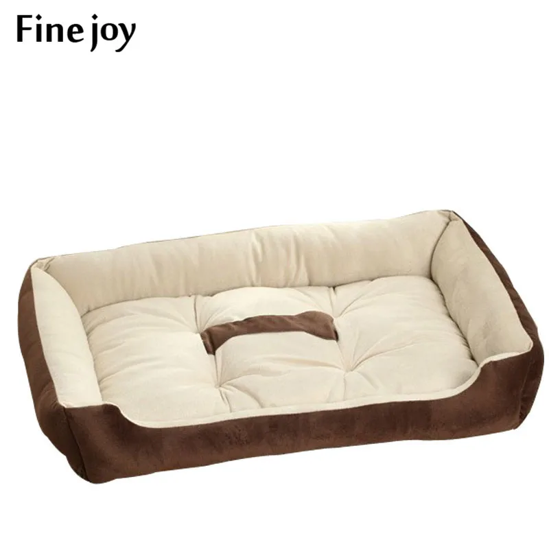 

fine joy Dog Bed Kennel Mat Soft Puppy Warm Pet Dog House Sofas Plush Nest