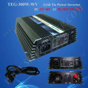 

300W Power Inverter for Solar Panel On Grid System, DC 22V-60V to AC 90V-150V, One Year Warranty, High Quality