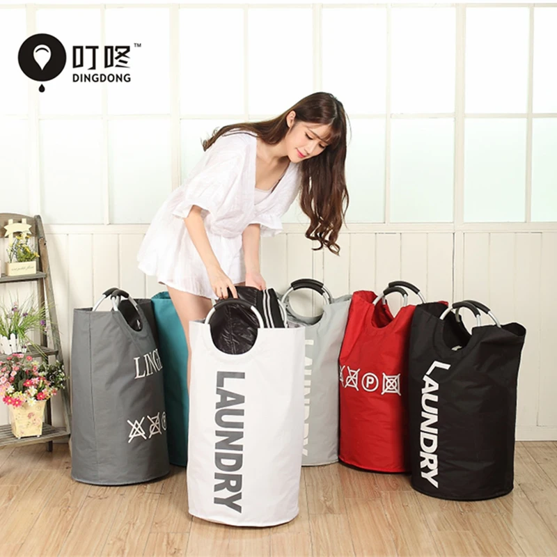 Portable Folding Laundry Basket Laundry Bag Laundr...