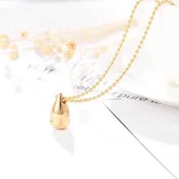 

CMJ9924 Teardrop Cremation Urn Necklace for ashes For Women Stainless Steel CremationUrn Jewelry Waterproof Pendant Collier