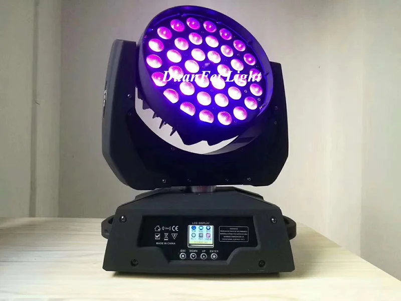 36x10w RGBW LED Wash Moving Head Zoom Ring Control-4