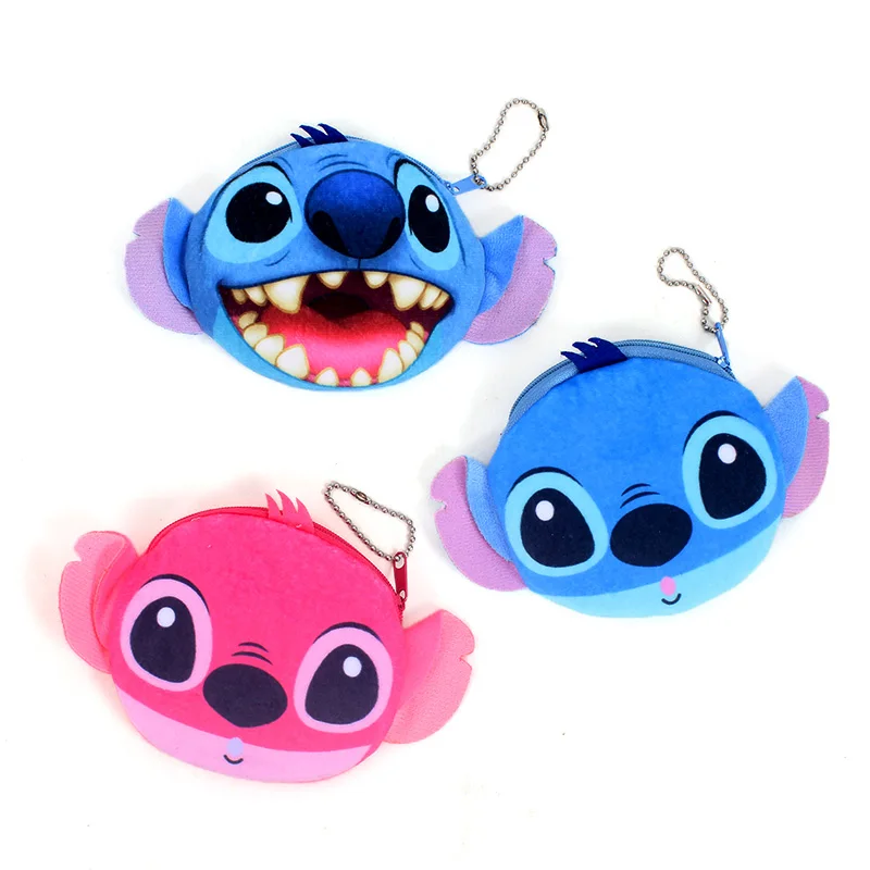 Cartoon 3D Lilo Stitch 11CM Plush Lady s Coin font b Purse b font font