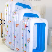 Детский бассейн из ПВХ, надувной бассейн для семьи, для детей и взрослых, для дома, морской бассейн, уплотненный большой детский бассейн