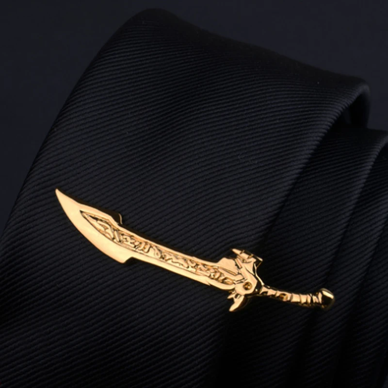 Tie Clip Bar Necktie Pin Clasp Clamp for Men Party Gifts