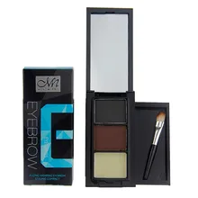 Рекомендуем 3 Цвета Профессиональные Тени для век макияж бровей порошок+ бровь восковая Палетка+ кисть Топ