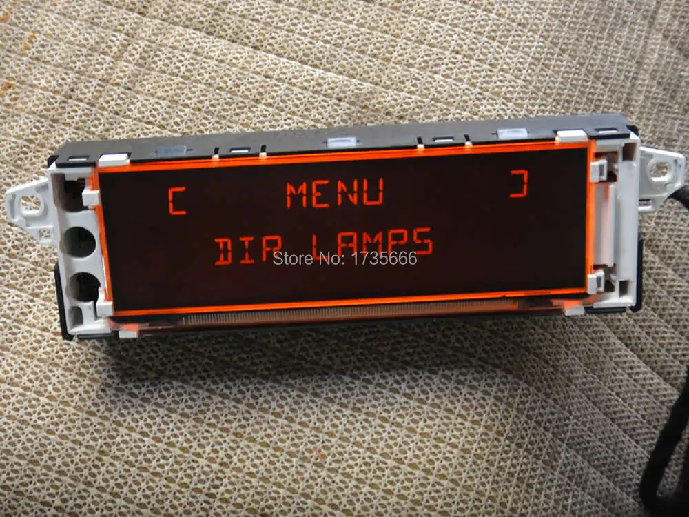 Оригинальный Автомобильный телефон поддержка USB aux дисплей красный монитор для