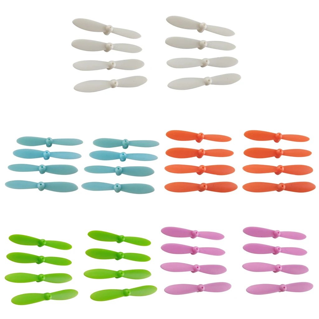 40 Pieces Propeller Propellers Airscrew Replacement for Cheerson CX 10 Drone Upgrade Parts Accessory Multicolor