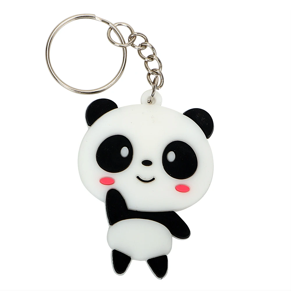

Cute Panda Car Key Chain Auto Key Ring Women Bag Pendant Creative Gift Keychain Fashion Cool Jewelry