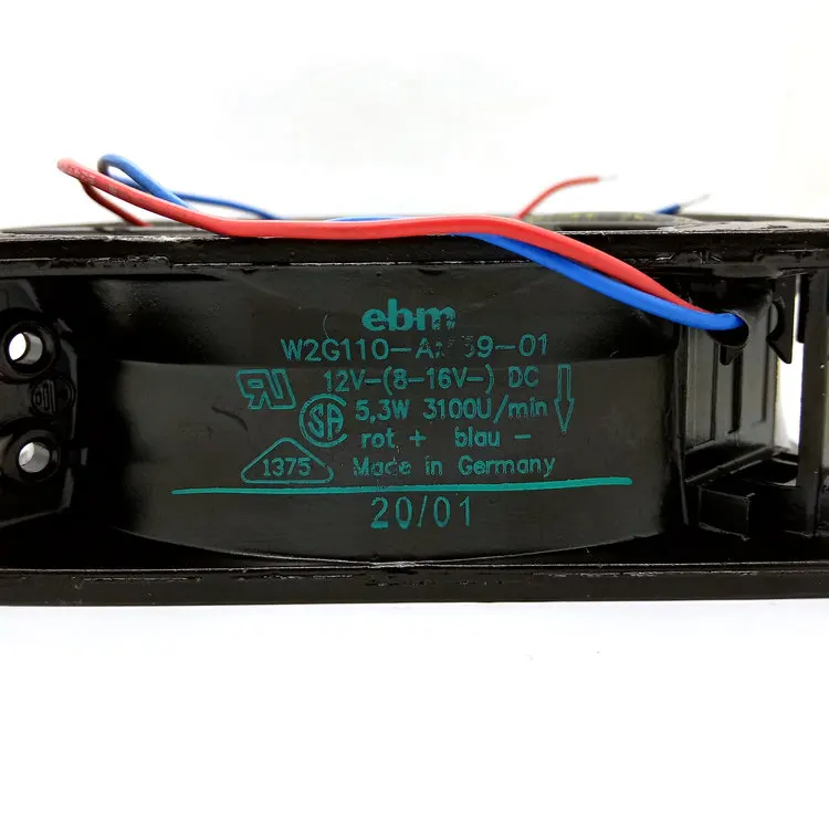 W2G110-AM39-01 12 В 5,3 Вт 120*120*38 мм см высокая температура металлический вентилятор охлаждения
