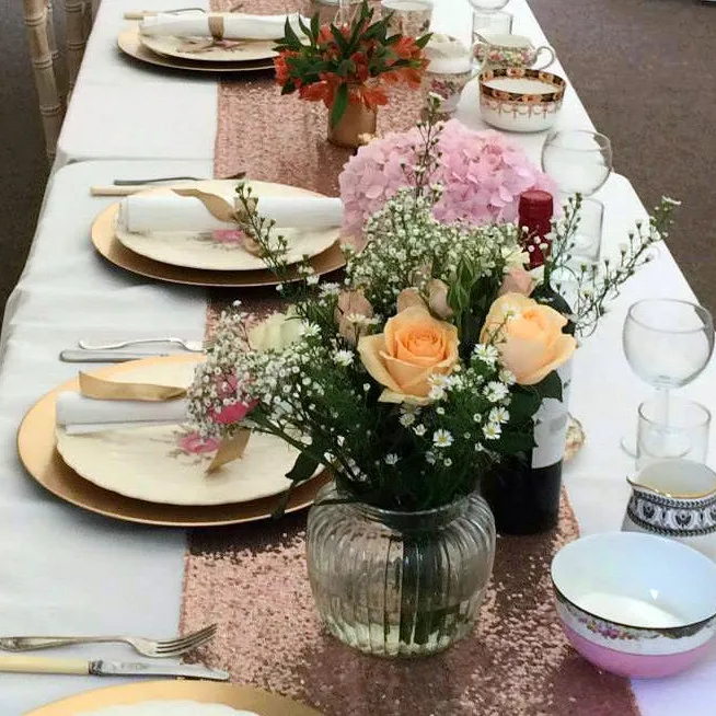 10pcs Lot 30x275cm Luxury Gold Sequin Table Runner Wedding Party 10pcs Lot 30x275cm Luxury Gold Sequin Table Runner Wedding Party Decoration Solid Color Runners Rose Weddings In From Home
