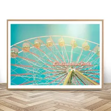 Картина на холсте «колеса обозрения» для детской комнаты
