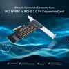 ORICO PCI-E PCI Express 3.0 Gen3 X4 to M.2 M KEY SSD M2 Key Interface Card For PCI Express 3.0 x4 2230 2242 2260 2280 Size ► Photo 2/6