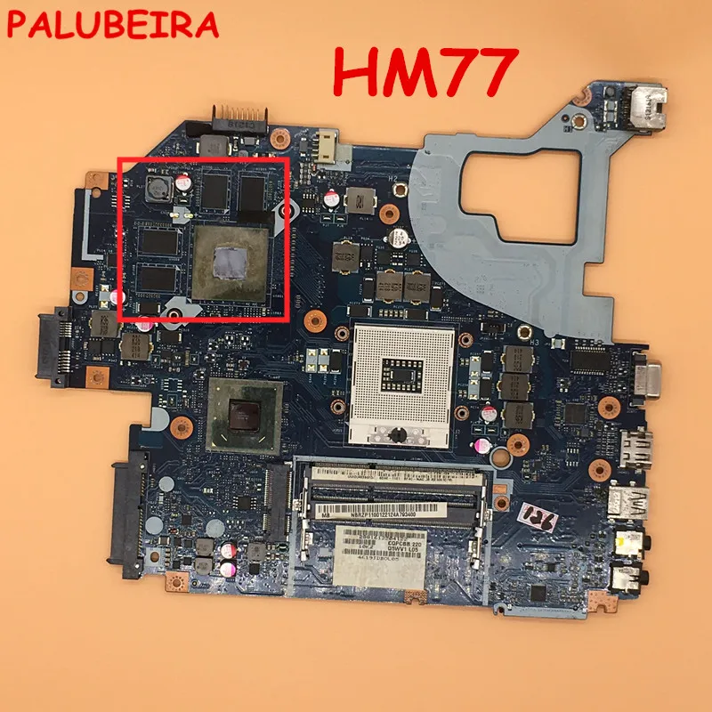 PALUBEIRA для Acer E1-571 V3-571G V3-571 Материнская плата ноутбука DDR3 HM77 Q5WVH LA-7912P с Графика карты