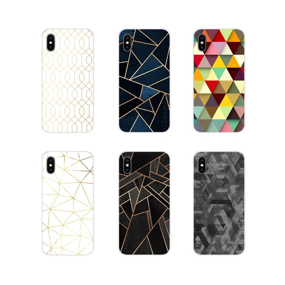 

Black White Hot Fashion Geometry Silk For Huawei Mate Honor 4C 5C 5X 6X 7 7A 7C 8 9 10 8C 8X 20 Lite Pro Mobile Phone Skin Cover
