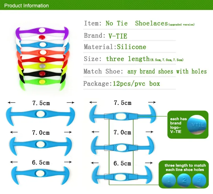 Без галстука резиновые женские мужские ленивые силиконовые шнурки для обуви унисекс эластичные шнурки Vtie эластичные ленивые силиконовые